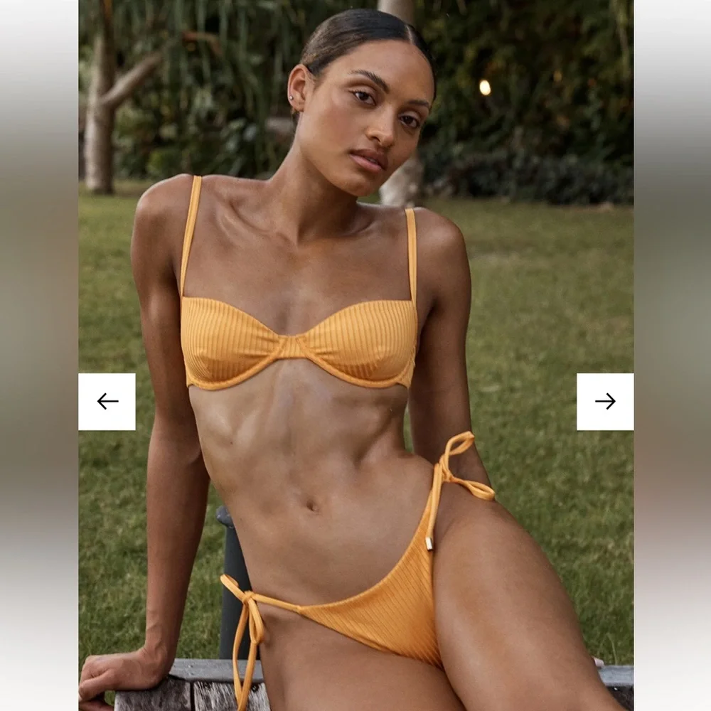 Monday Swimwear Capri Top - Clementine Wide